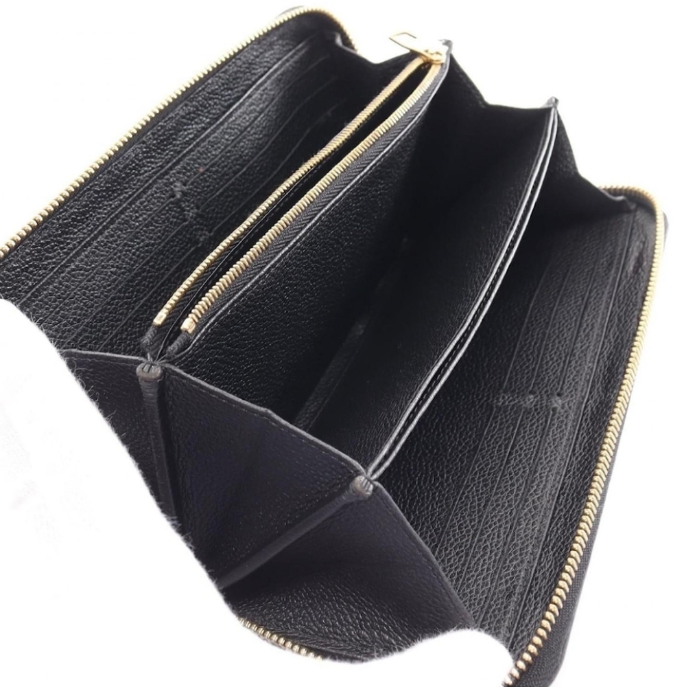 Louis Vuitton Monogram Empreinte Wallet Women Men Stitch Zippy Long - Picture 12 of 12